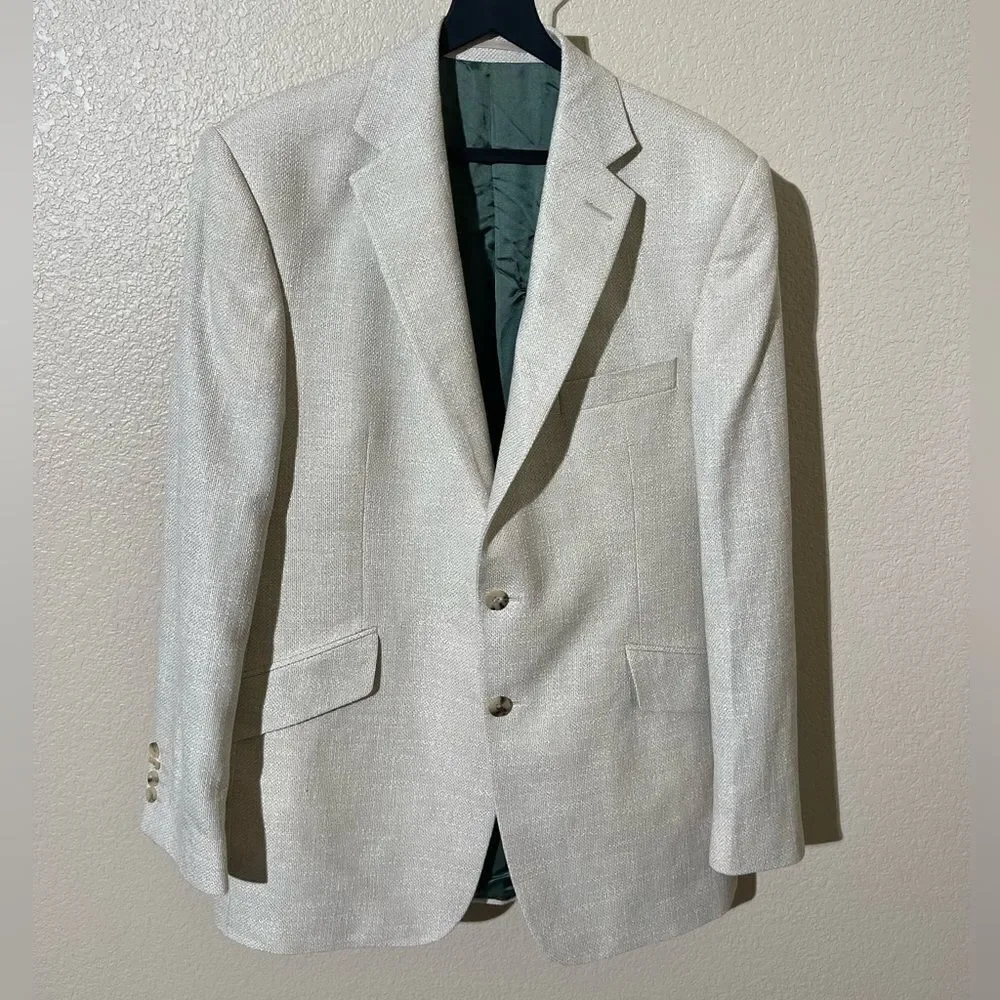 Ede & Ravenscroft  Men's Classic Cream Blazer